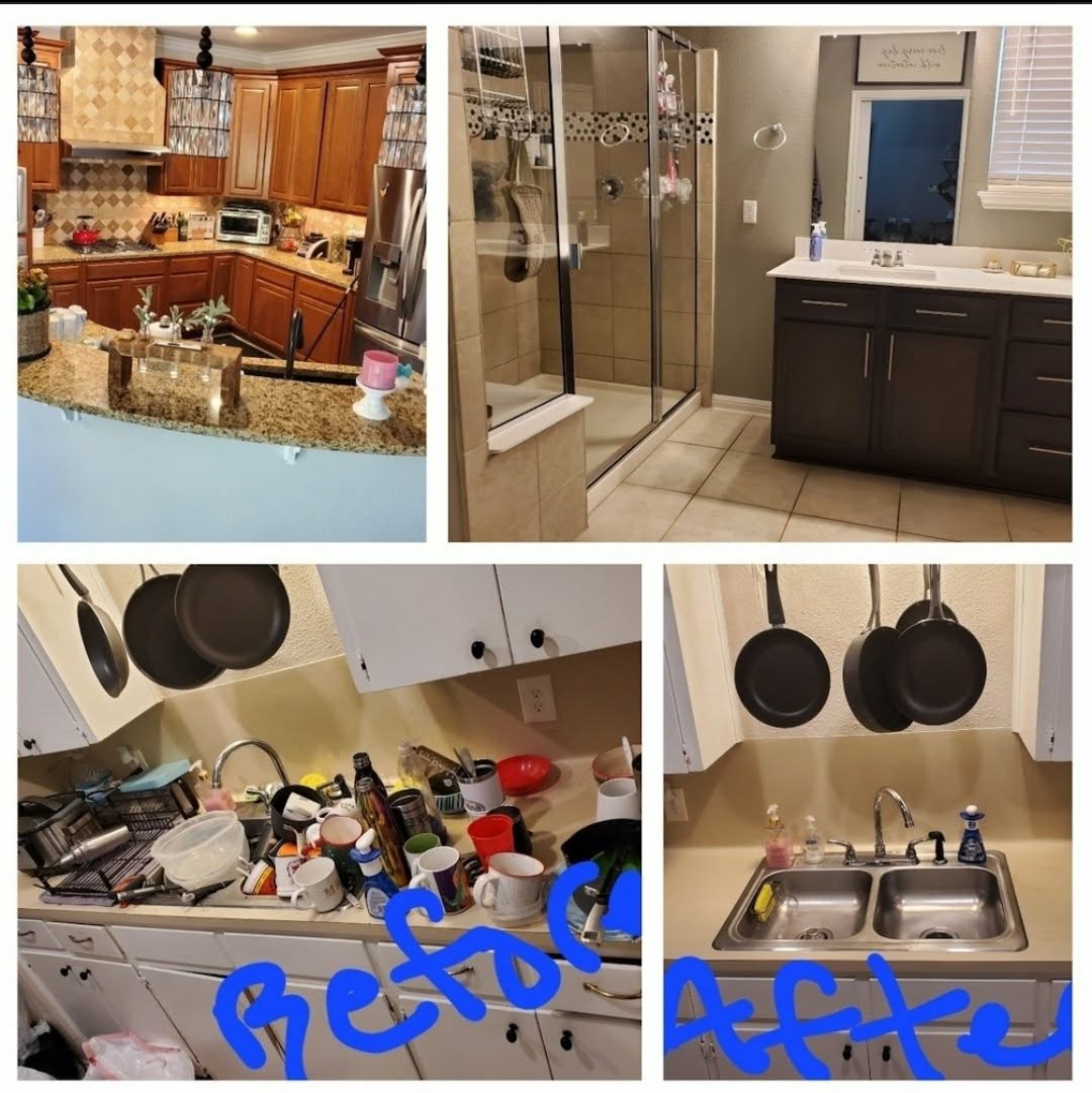 Central Texas home interior after a full cleanout, ready for code compliance inspection.
